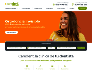 caredent.es screenshot