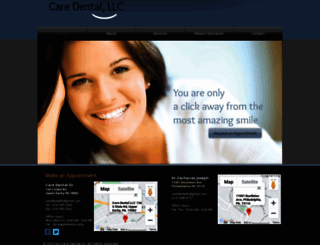 caredentalllc.com screenshot