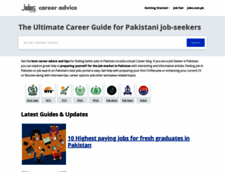 career.jobs.com.pk screenshot