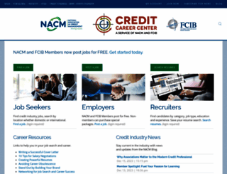 career.nacm.org screenshot