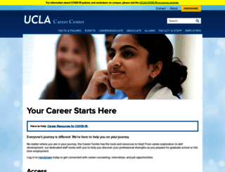 career.ucla.edu screenshot
