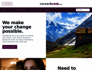 careerbreaks.com screenshot