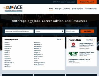 careercenter.americananthro.org screenshot