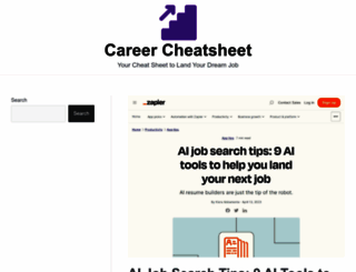 careercheatsheet.com screenshot