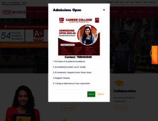 careercollegeindia.com screenshot