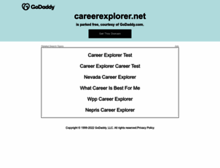 careerexplorer.net screenshot