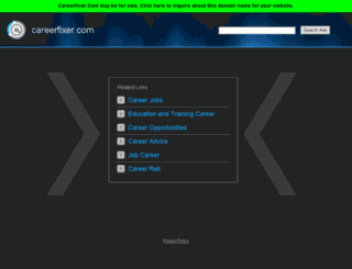 careerfixer.com screenshot