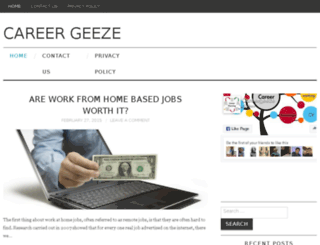 careergeeze.com screenshot