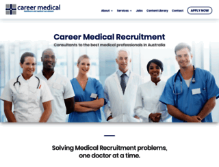 careermedical.com.au screenshot