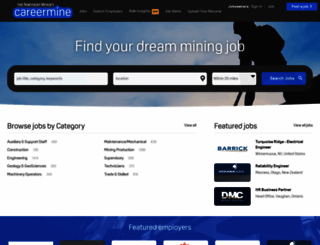 careermine.com screenshot