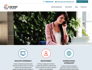 careeroftheday.com.au screenshot