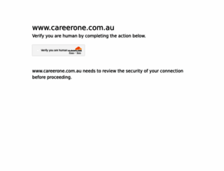 careerone.com.au screenshot