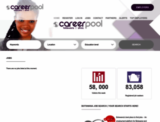 careerpoolbotswana.com screenshot