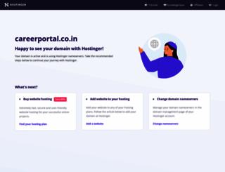 careerportal.co.in screenshot