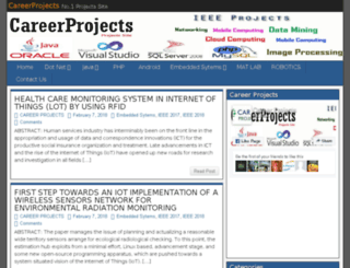 careerprojects.in screenshot