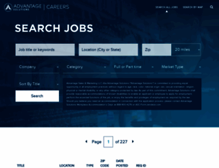 careers.advantagesolutions.net screenshot