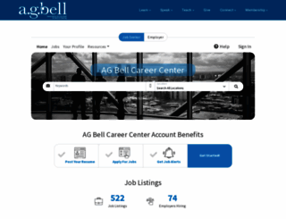 careers.agbell.org screenshot
