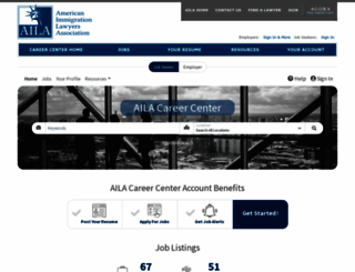 careers.aila.org screenshot