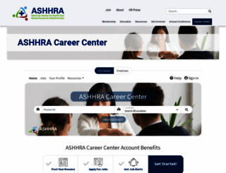 careers.ashhra.org screenshot