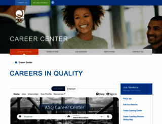 careers.asq.org screenshot