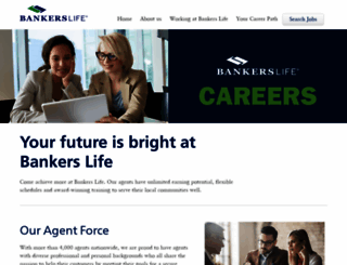 careers.bankers.com screenshot