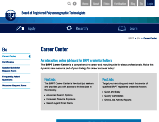 careers.brpt.org screenshot