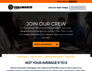 careers.coalmarch.com screenshot