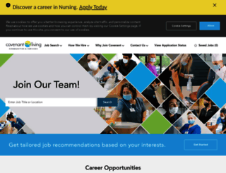 careers.covliving.org screenshot