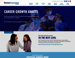 careers.dentalassociates.com screenshot