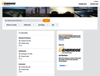 careers.enbridge.com screenshot