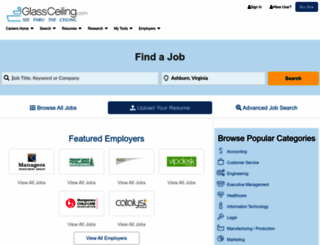 careers.glassceiling.com screenshot