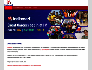 careers.indiamart.com screenshot