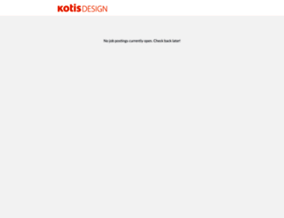 careers.kotisdesign.com screenshot