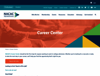 careers.nacacnet.org screenshot