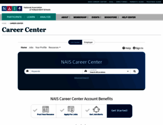 careers.nais.org screenshot
