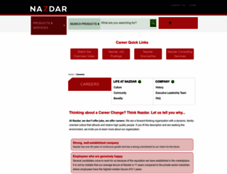 careers.nazdar.com screenshot