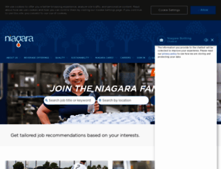 careers.niagarawater.com screenshot