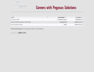 careers.pegs.com screenshot