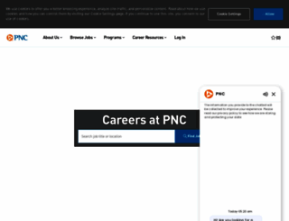 careers.pnc.com screenshot