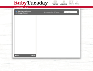 careers.rubytuesday.com screenshot