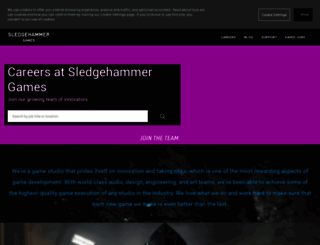 careers.sledgehammergames.com screenshot