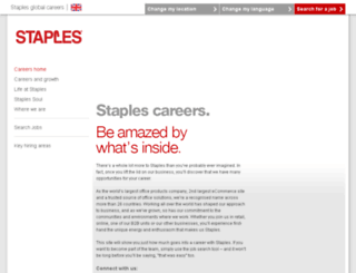 careers.staples.co.uk screenshot
