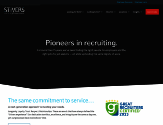 careers.stivers.com screenshot
