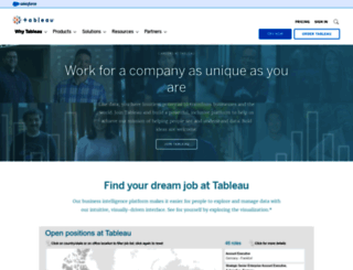 careers.tableausoftware.com screenshot