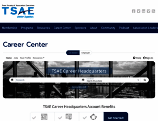 careers.tsae.org screenshot