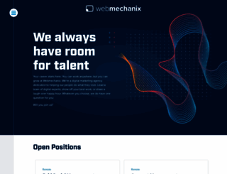 careers.webmechanix.com screenshot