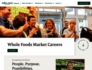 careers.wholefoodsmarket.com screenshot