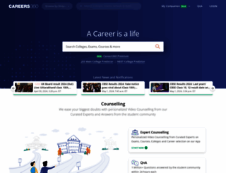 careers360.com screenshot