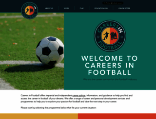 careersinfootball.com screenshot