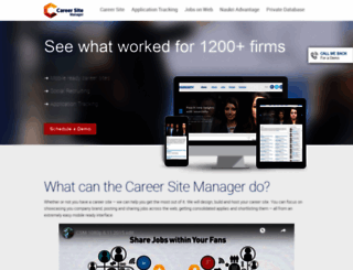 careersitemanager.com screenshot